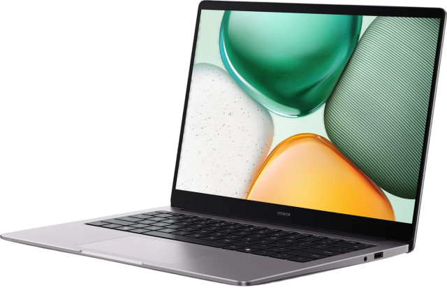 Ноутбук Honor MagicBook X14 (Ryzen 7 7735HS/14" 1920x1200/16Gb/512Gb SSD/Radeon 680M/Win 11 Home) 5301AQKL Серый - фото